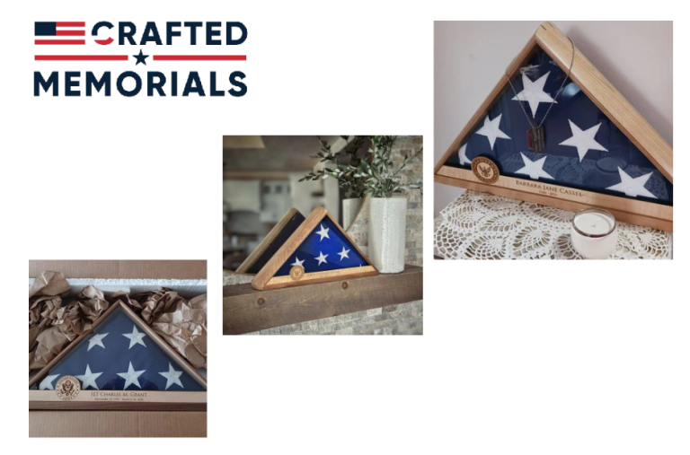 Personalized Flag Case for Memorial Keepsakes