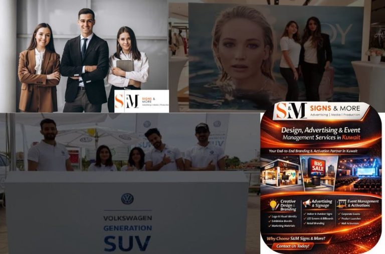 شركة تقدم خدمات البراندنج والإنتاج للمعارض والفعاليات في الكويت من SIGNS & MORE